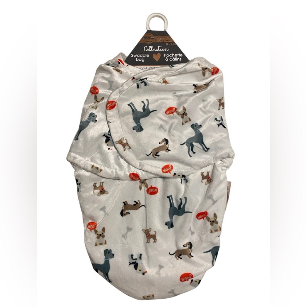 Dog Print Swaddle Bag